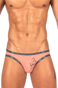 Private Structure Men's Underwear BRUT4393 Bare Bikini Color Orange thumbnail 2