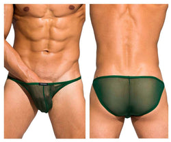 Private Structure Men's Underwear DIAMU3454BT Desire Intima Low Rise Bikini Color Green thumbnail 1