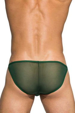 Private Structure Men's Underwear DIAMU3454BT Desire Intima Low Rise Bikini Color Green thumbnail 3