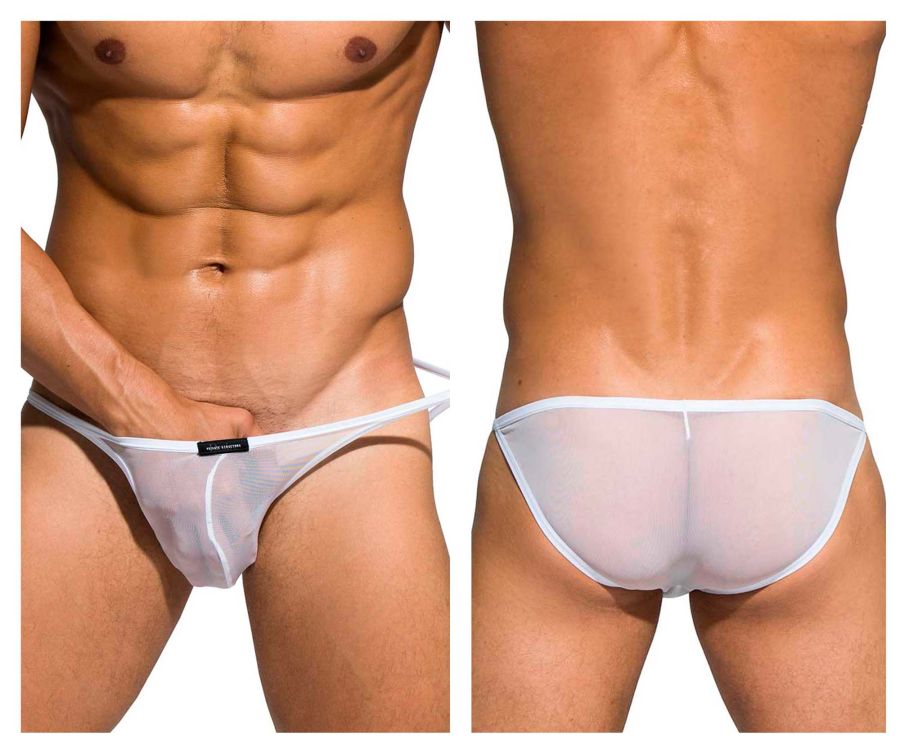 Private Structure Men's Underwear DIAMU3454BT Desire Intima Low Rise Bikini Color White