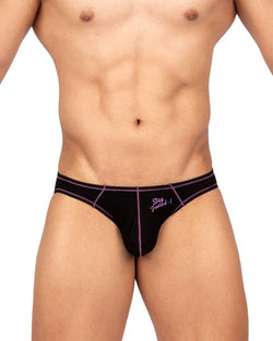 Private Structure Men's Underwear EPUS4563 Prime Eutopia Bikini Brief Color Charcoal thumbnail 2