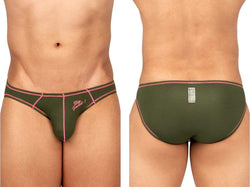 Private Structure Men's Underwear EPUS4563 Prime Eutopia Bikini Brief Color Olive thumbnail 1