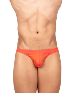 Private Structure Men's Underwear EPUS4563 Prime Eutopia Bikini Brief Color Tangarine thumbnail 2