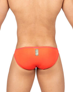 Private Structure Men's Underwear EPUS4563 Prime Eutopia Bikini Brief Color Tangarine thumbnail 3