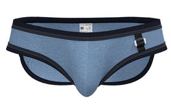 Private Structure Men's Underwear LCUT4358 Barn Boy Low Rise Mini Brief Color Denim thumbnail 4