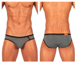 Private Structure Men's Underwear LCUT4358 Barn Boy Low Rise Mini Brief Color Stone Gray thumbnail 1
