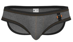 Private Structure Men's Underwear LCUT4358 Barn Boy Low Rise Mini Brief Color Stone Gray thumbnail 4