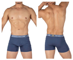 Private Structure Men's Underwear PBUT4380 Bamboo Mid Waist Boxer Briefs Color Citadel Blue thumbnail 1
