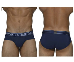 Private Structure Men's Underwear PBUZ3748 Platinum Bamboo Briefs Color Midnight Navy thumbnail 1