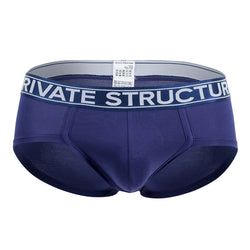 Private Structure Men's Underwear PBUZ3748 Platinum Bamboo Briefs Color Midnight Navy thumbnail 4