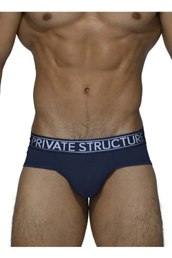 Private Structure Men's Underwear PBUZ3748 Platinum Bamboo Briefs Color Midnight Navy thumbnail 2
