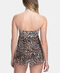 Profile By Gottex Wild Thing Strapless One-piece Swimsuit Leopard thumbnail 3