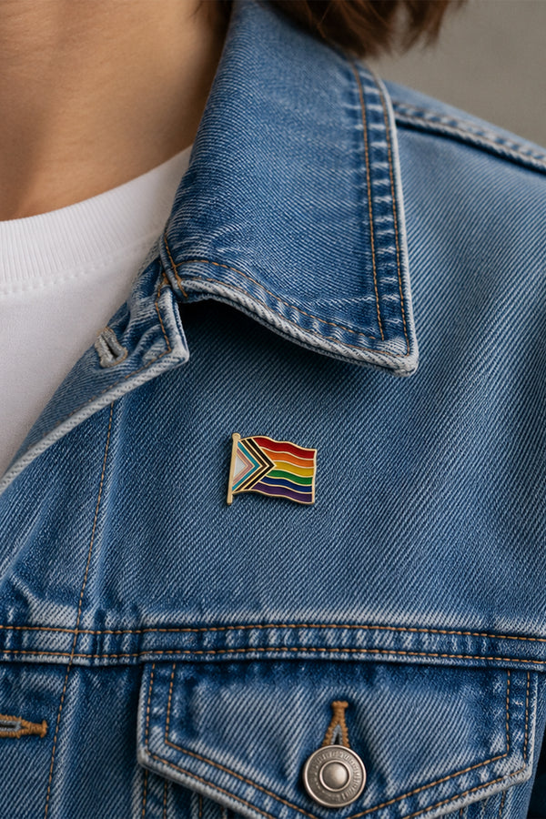 Progress Pride Flag Enamel Pin