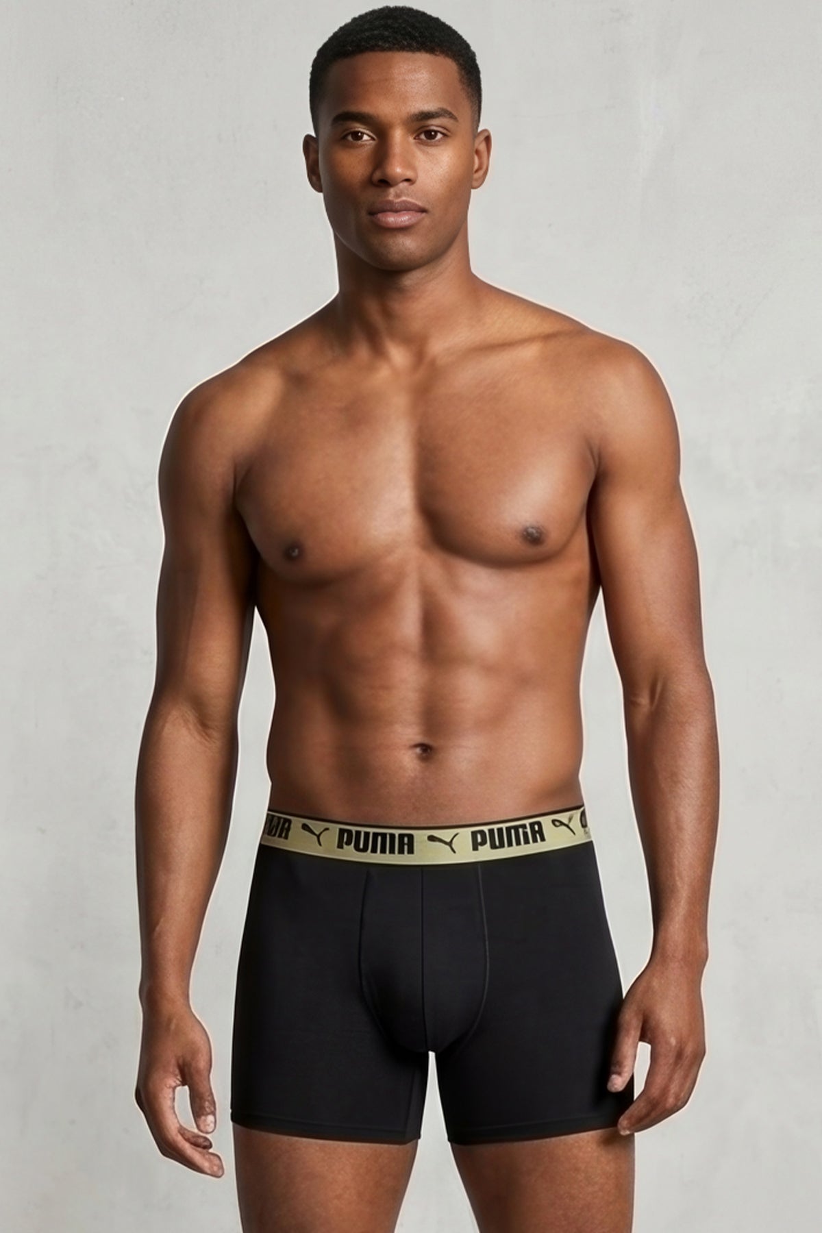 Puma Black Athletic Men's Boxer Brief