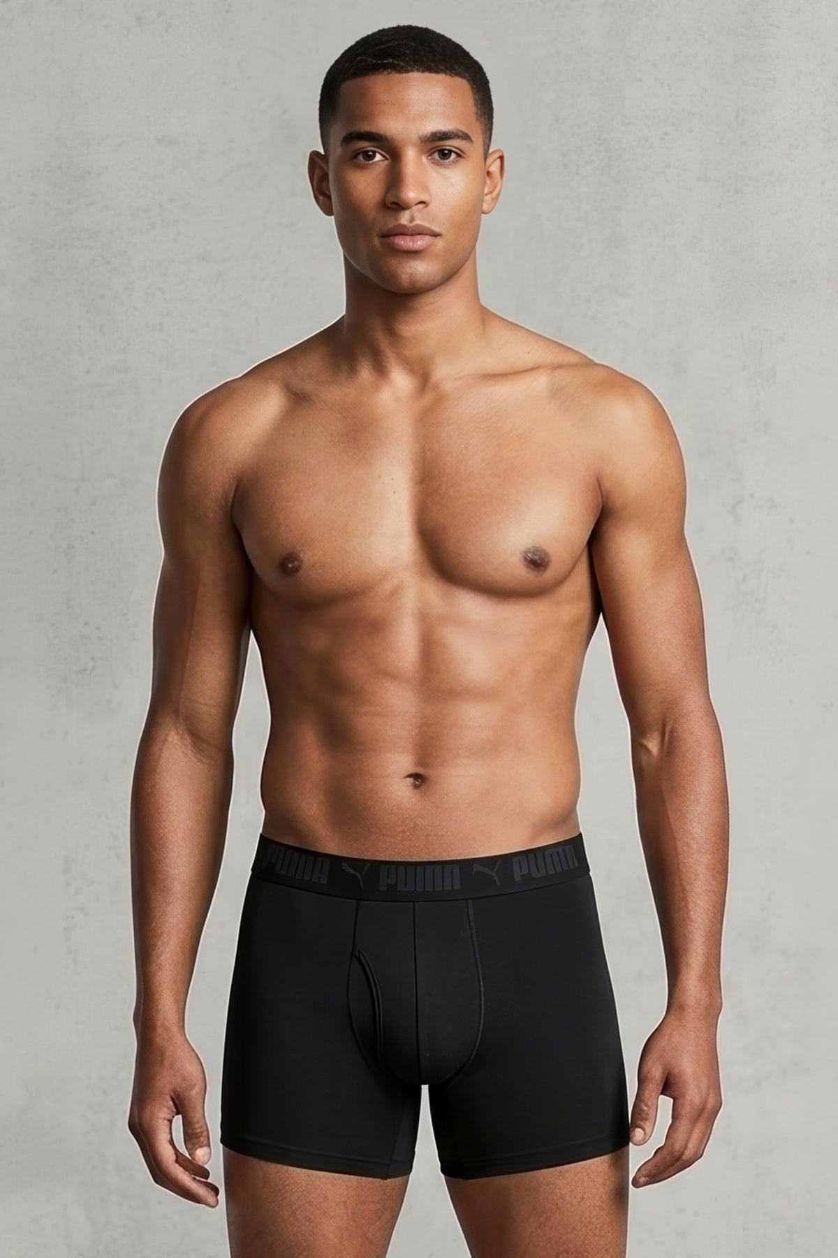 Puma Black Athletic Strech Boxer Brief
