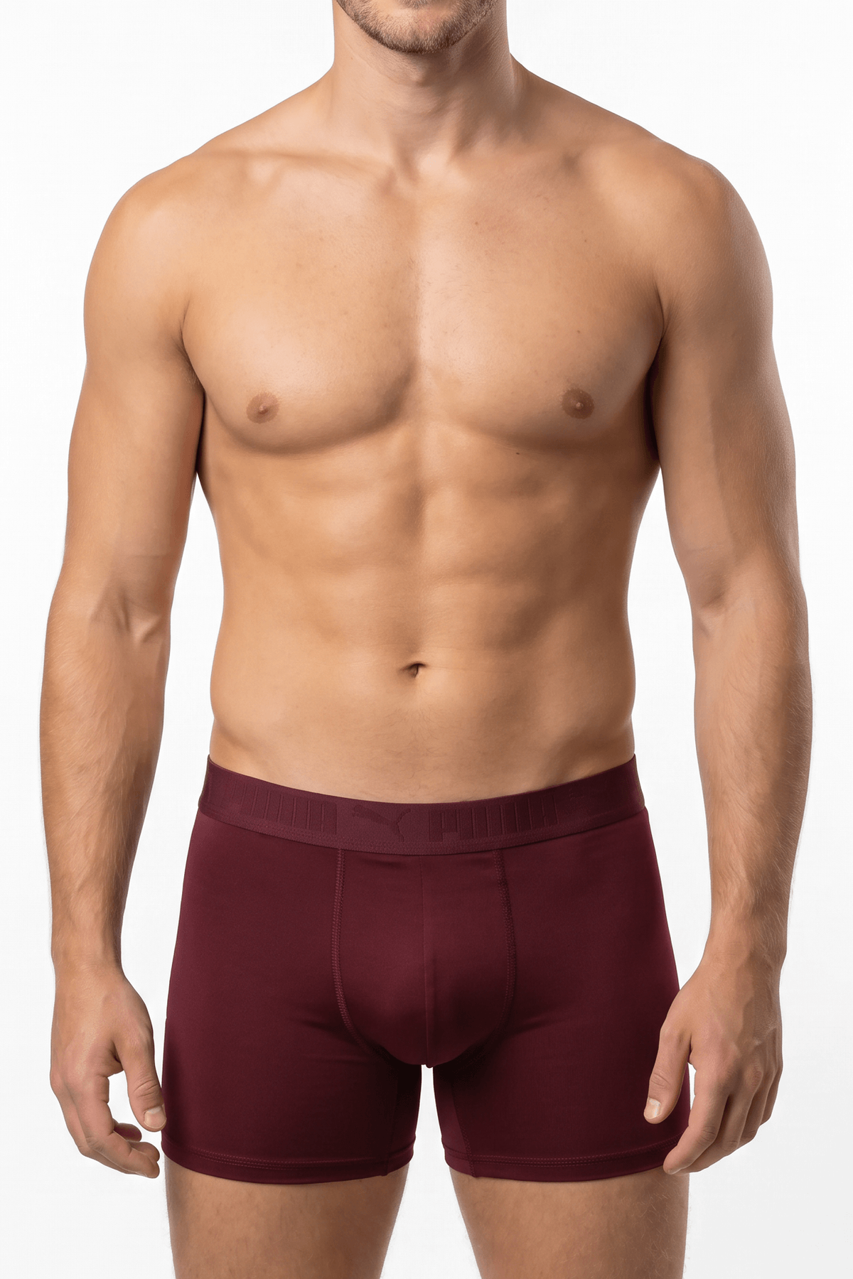 Puma Burgundy Boxer Briefs - PUM-XX96