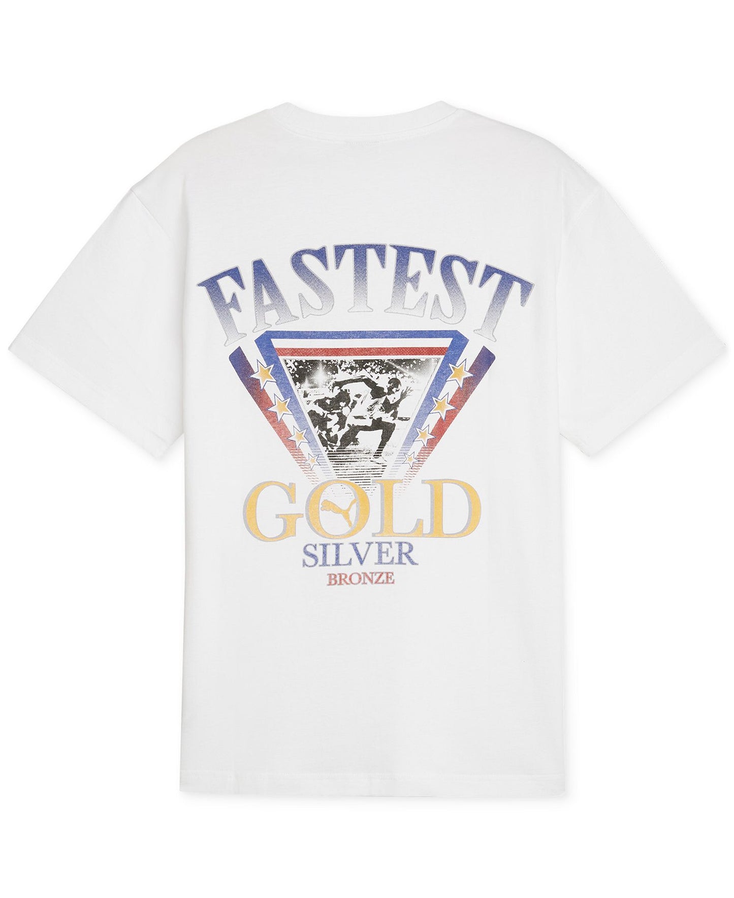 Puma Fastest Gold Short-Sleeve Graphic T-Shirt