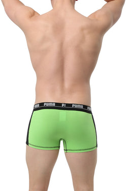 Puma Green & Black Cotton Stretch Trunk 2-Pack thumbnail 2