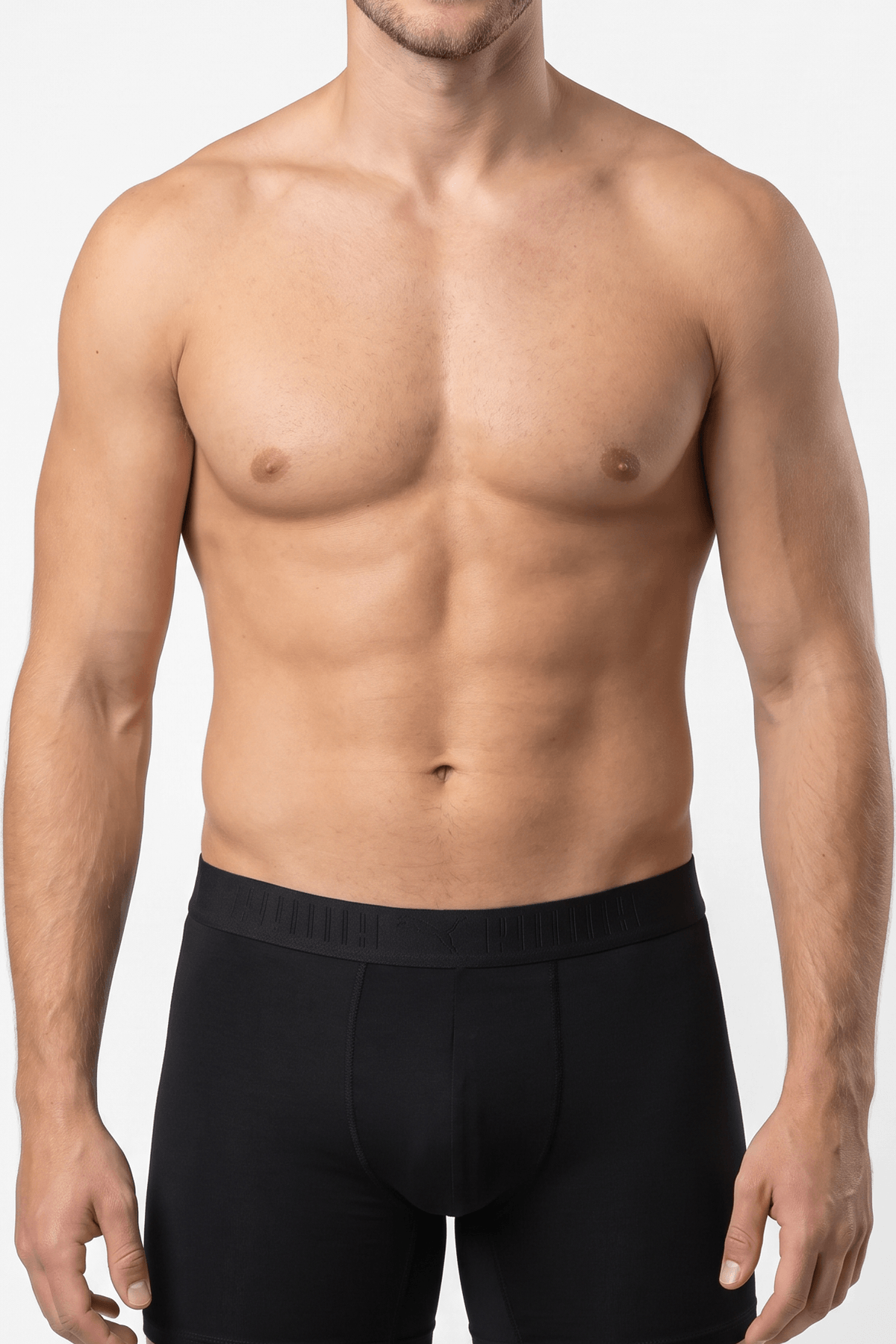 Puma Men's Black Ultra Soft Performance Boxer Briefs - PUM-3A8S