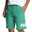 Puma Regular-Fit Big Logo-Print Fleece 10" Shorts