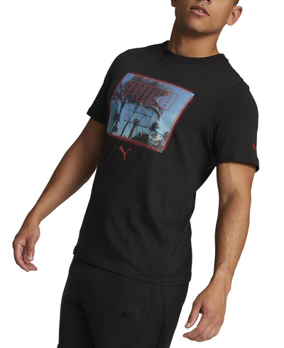 Puma Tropical Backboard Graphic Crewneck T-Shirt