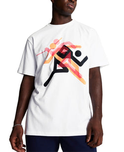 Puma Village Wear Graphic Crew Neck Short Sleeve T - Shirt white thumbnail 2