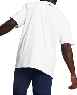 Puma Village Wear Graphic Crew Neck Short Sleeve T - Shirt white thumbnail 4