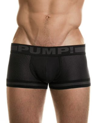 Pump! Black Ninja Low Rise Cotton Mesh Boxer Brief