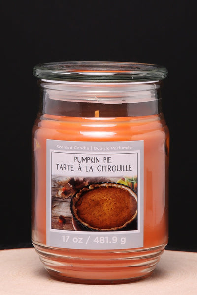 Pumpkin Pie 17oz Jar Candle – Cozy Autumn Aroma