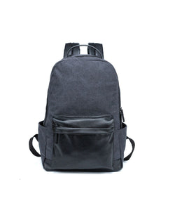 Px Canvas And Vegan Leather Backpack Black thumbnail 1