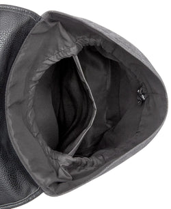 Px Flap-top Canvas Backpack Black thumbnail 2