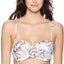 RACHEL by Rachel Roy Floral Underwire Bikini Top in White