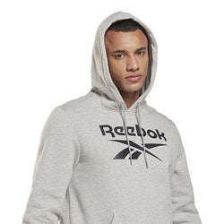 REEBOK Long Sleeve Hoodie Gray thumbnail 2
