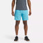 REEBOK Mid Rise Workout Shorts Blue