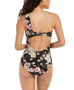 Rachel Rachel Roy Cherry Blossom Floral Printed One Shoulder One-piece Swimsuit Cherry Blossom thumbnail 2