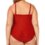 Raisins Curve Trendy Plus Juniors' Canaria Mesh-trim One-piece Swimsuit Spice Market