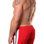 Red Striped Runner Short