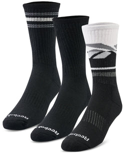 Reebok 3-pk. Logo Terry Crew Socks thumbnail 1