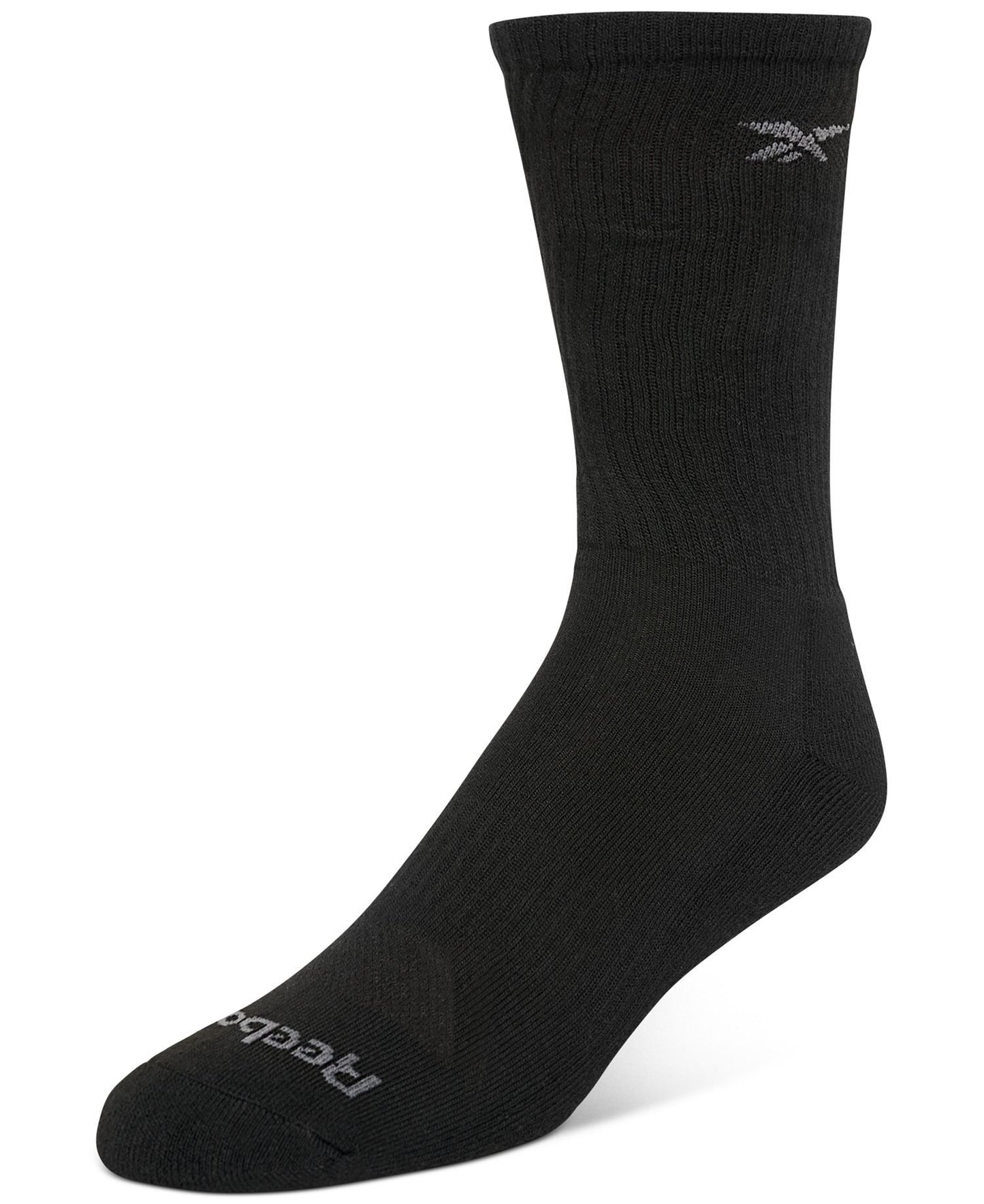 Reebok 6-Pk. 1/2 Terry Performance Crew Socks