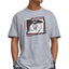 Reebok B - Ball Hoop Graphic T - Shirt - Grey Heather/black/red grey heather,black,red