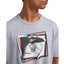 Reebok B - Ball Hoop Graphic T - Shirt - Grey Heather/black/red grey heather,black,red