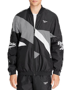 Reebok Cl V Color-block Track Jacket Black thumbnail 1