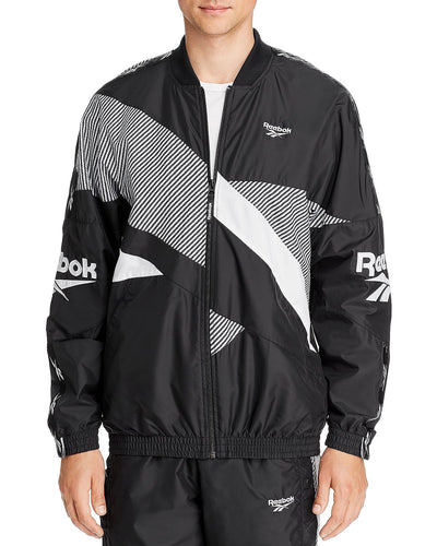 Reebok Cl V Color-block Track Jacket Black