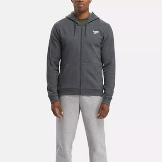 Reebok Identity Fleece Chest Logo Full - Zip Hoodie - Dgh