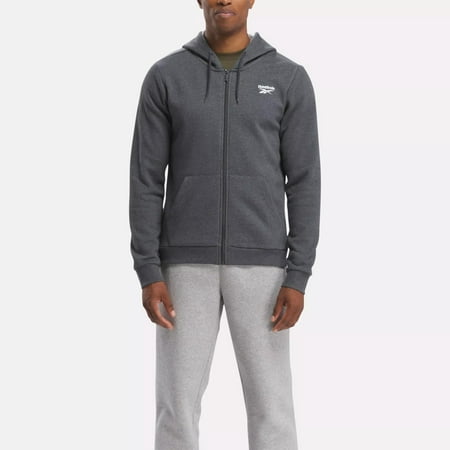 Reebok Identity Fleece Chest Logo Full - Zip Hoodie - Dgh