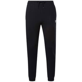 Reebok Logo Print Fleece Hoodie Joggers black