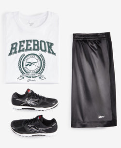Reebok Men S Regular Fit Mesh Panel Satin Basketball Shorts Black Small [black] thumbnail 3