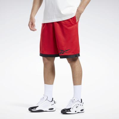 Reebok Mesh 9" Basketball Short Red