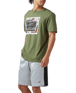 Reebok Panel Satin Basketball Shorts silver black thumbnail 2