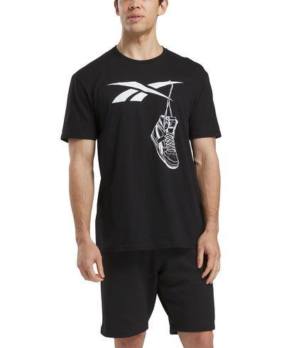 Reebok Practice Logo Sneaker Graphic T-Shirt